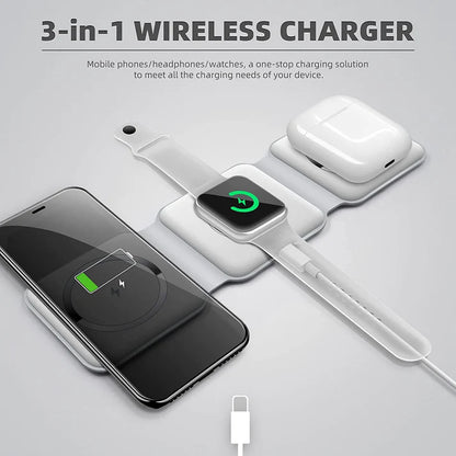 3-in-1 15W Foldable Wireless Charger