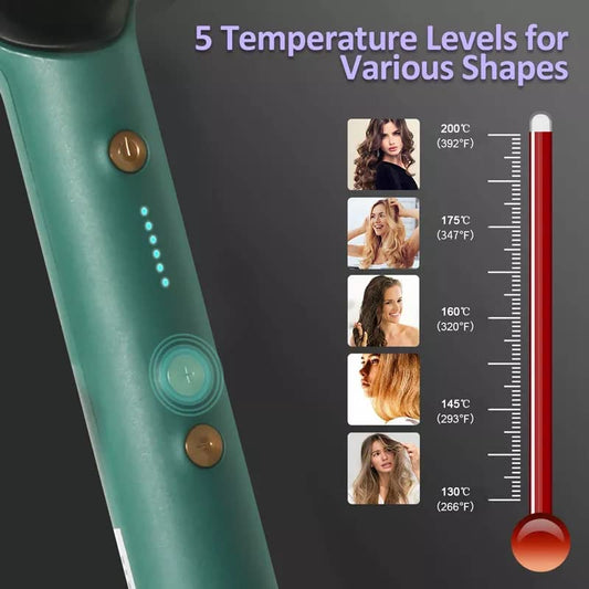 2-in-1 Hair Straightener Brush