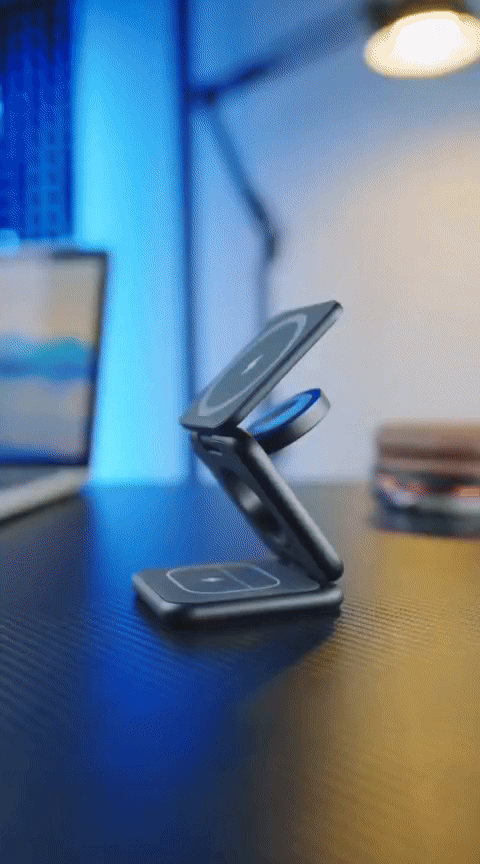 3-in-1 15W Foldable Wireless Charger