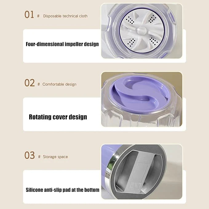 Wireless Mini Washing Machine